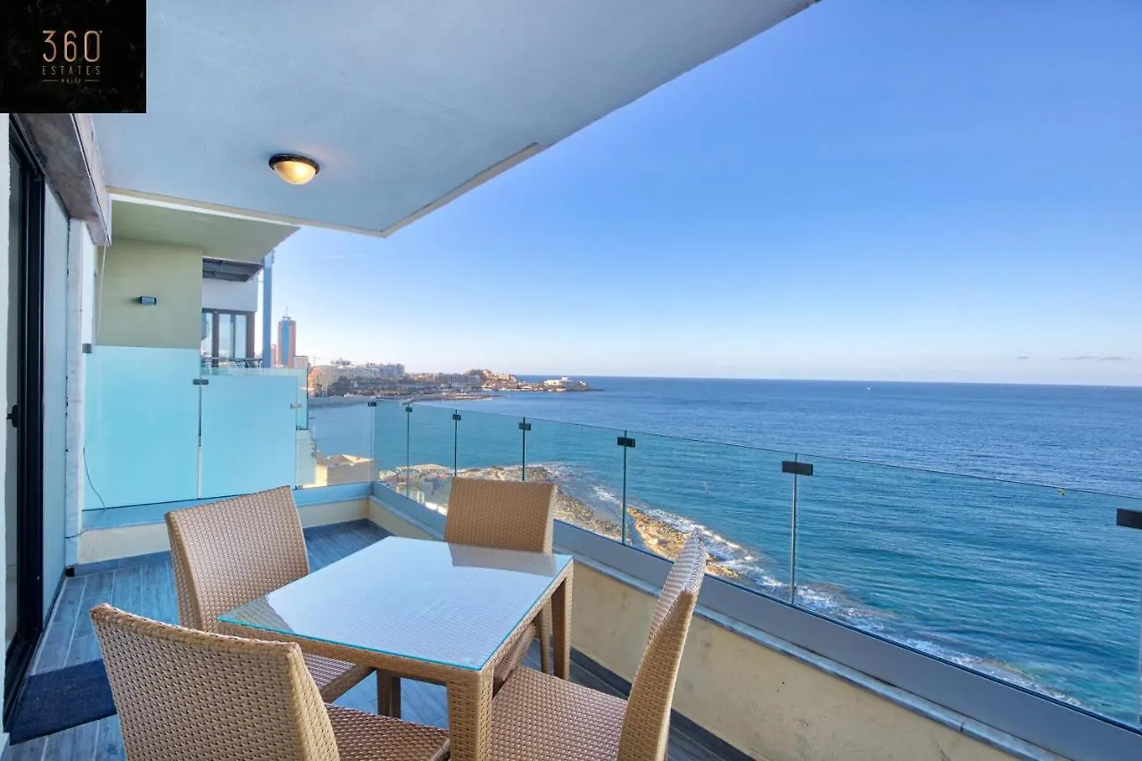 Apartment Unique Seafront 3Br, Sliema Beach - Ac & Wifi By 360 Estates