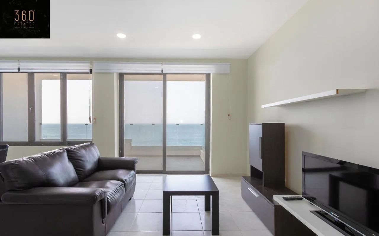 Unique Seafront 3Br, Sliema Beach - Ac & Wifi By 360 Estates Malta
