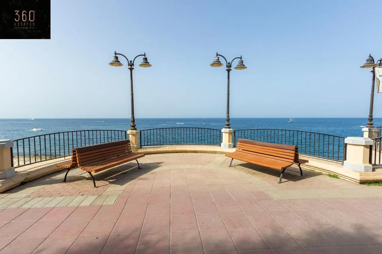 Unique Seafront 3Br, Sliema Beach - Ac & Wifi By 360 Estates Apartment